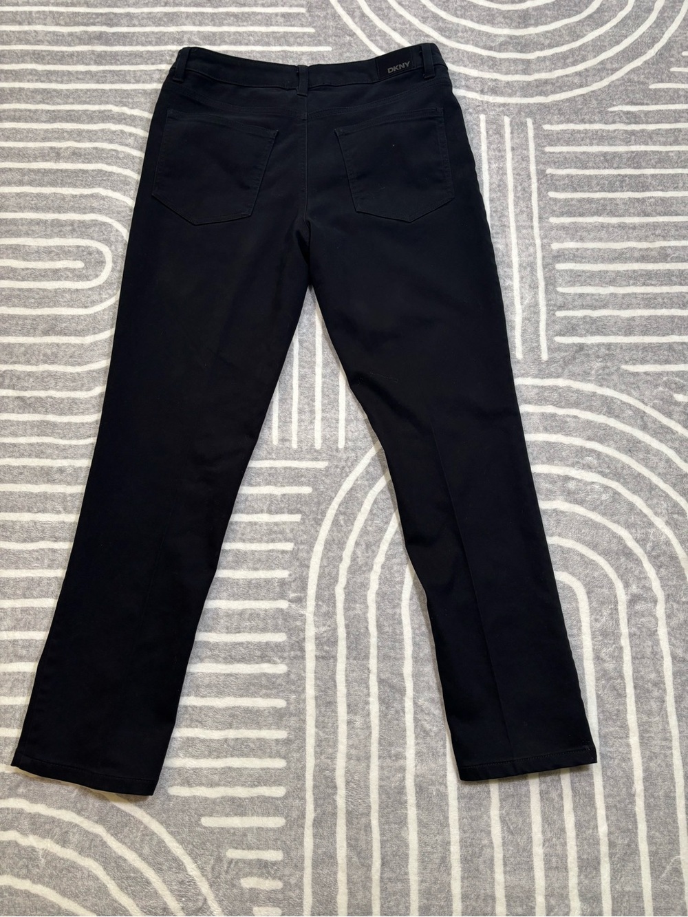 DKNY Chinos, Stanton Slim, Black Denim, Men’s 30x30, W30, L30, Logo, Donna Karan - Picture 4 of 10